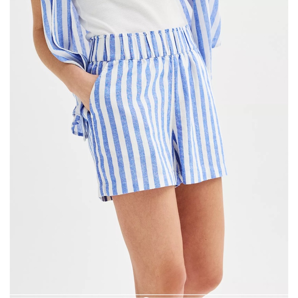 Sonoma Striped Linen Shorts